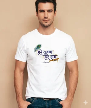 Hare Krishna Hare Ram Tshirt | Sanatan Tshirt | Spiritual Tshirt