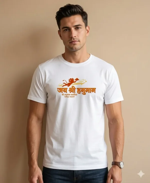 Jai Shree Hanuman Tshirt | Sanatan Tshirt | Spiritual Tshirt