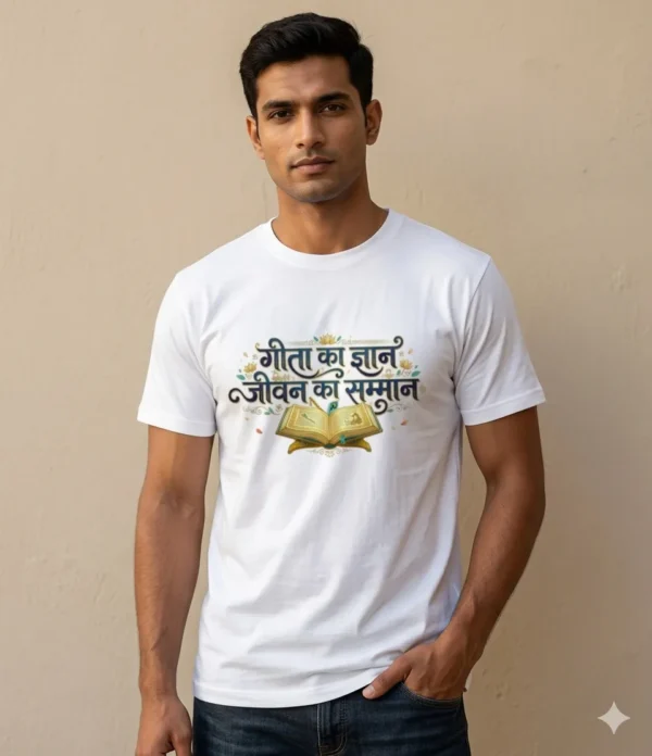 Geeta Gyan Tshirt | Sanatan Tshirt | Spiritual Tshirt