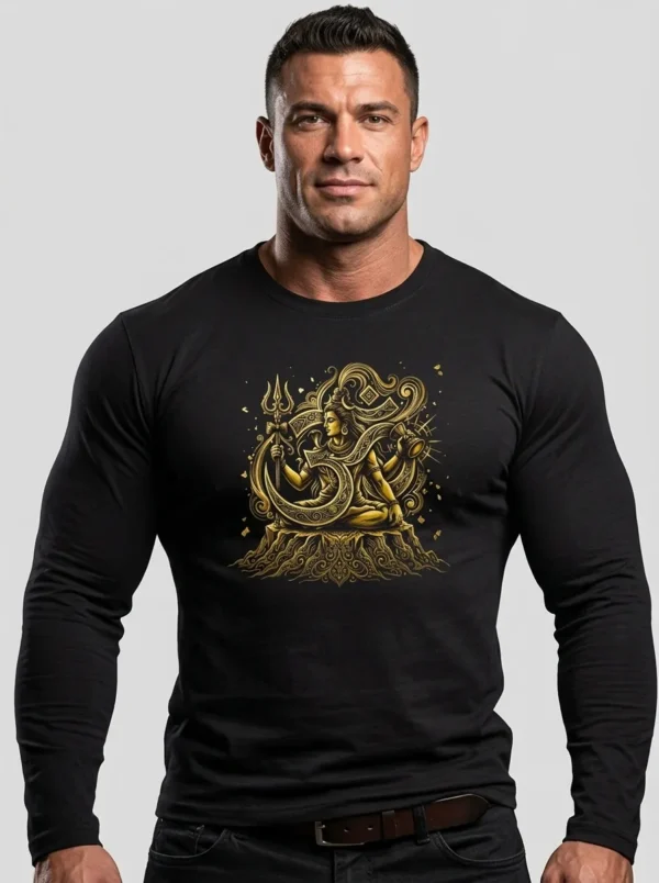 OM SHIVAYE Full Sleeve T-Shirt, 5 colors