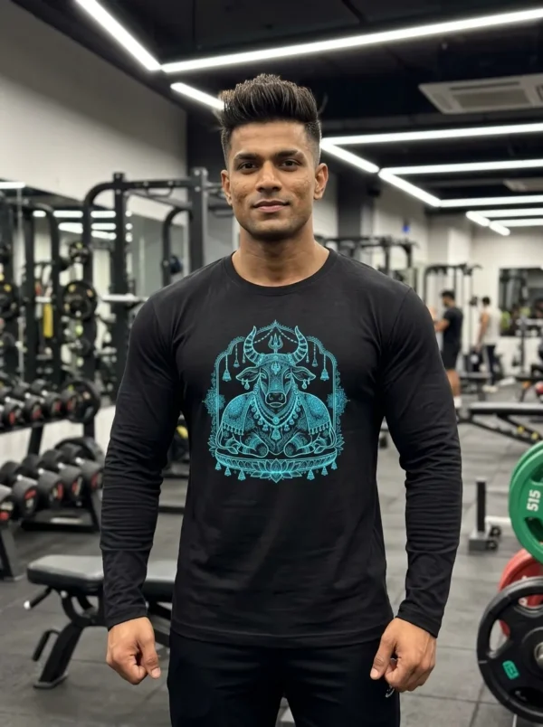 Nandi maharaj Full Sleeve T-Shirt, 5 colors