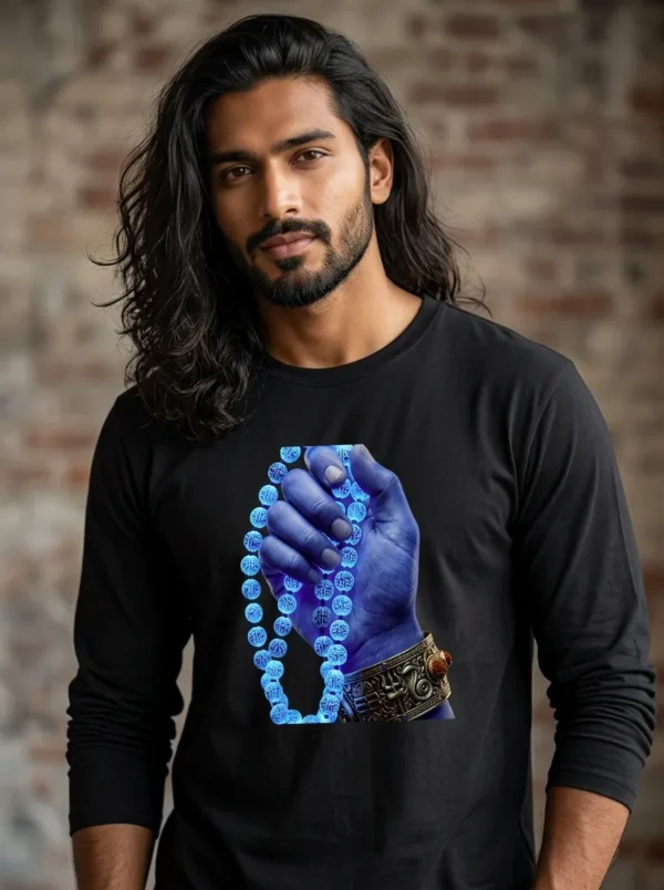 Shiva hand mala Full Sleeve T-Shirt, 6 colors