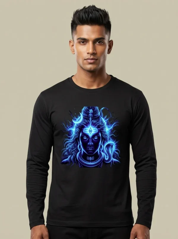 bhagwan shankar Full Sleeve T-Shirt, 8 colors