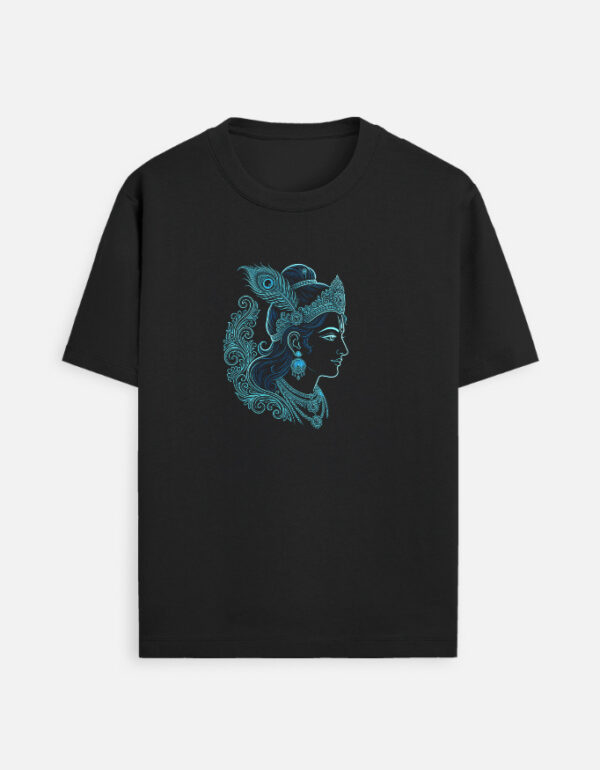 Krishna head morpankh T-Shirt