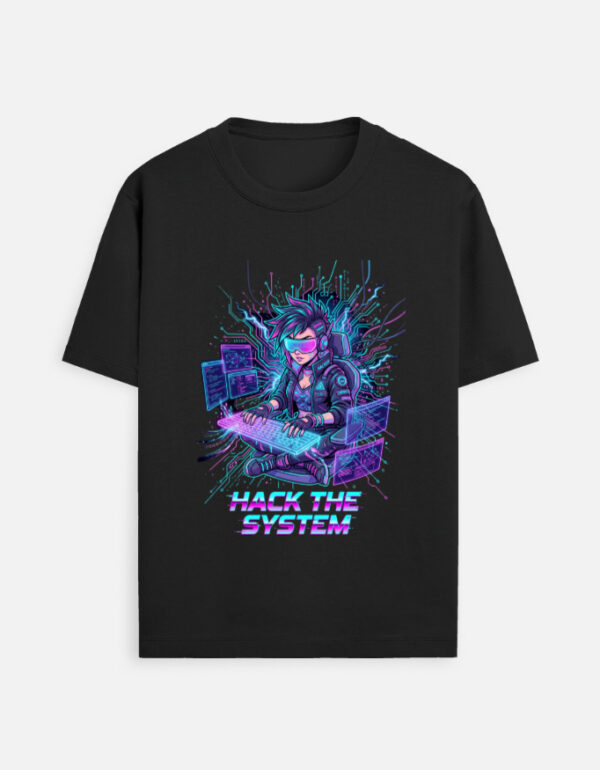 HACK THE SYSTEM Unisex Standard Crew T-Shirt