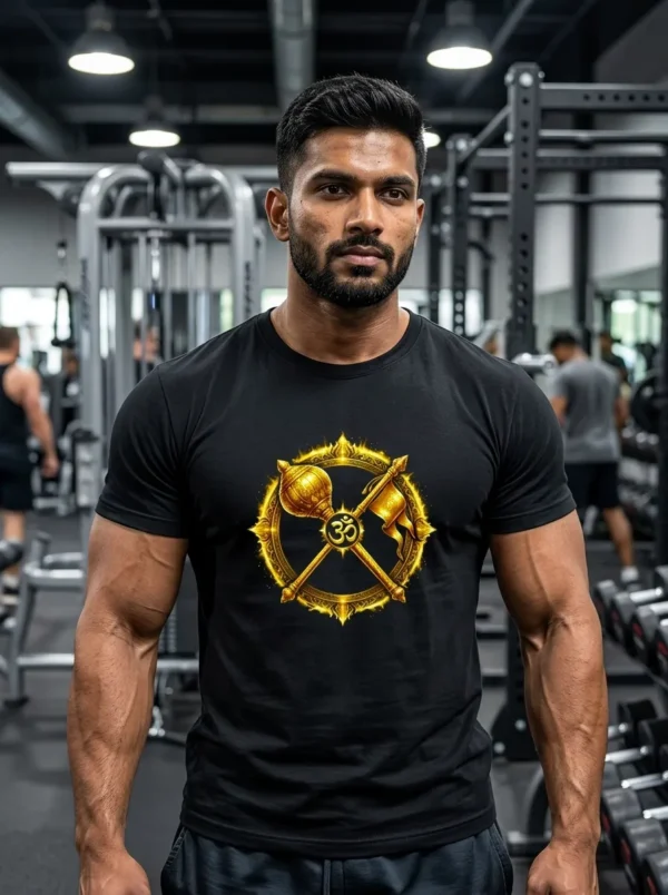 Gada Om Bhagva Flag T-Shirt