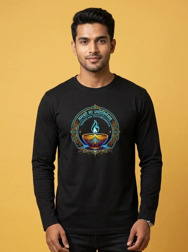Tamso maa jyotirgamya Full Sleeve T-Shirt, 5 colors