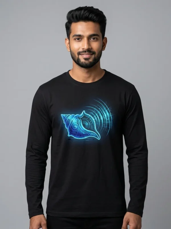 Shankh Full Sleeve T-Shirt, 5 colors