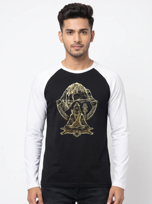 Bholenath dhyan mudra full sleeve T-Shirt