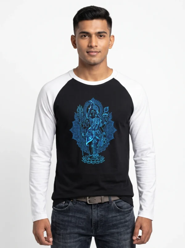 Ardhnarishwar Fullsleeve Raglan T-Shirt